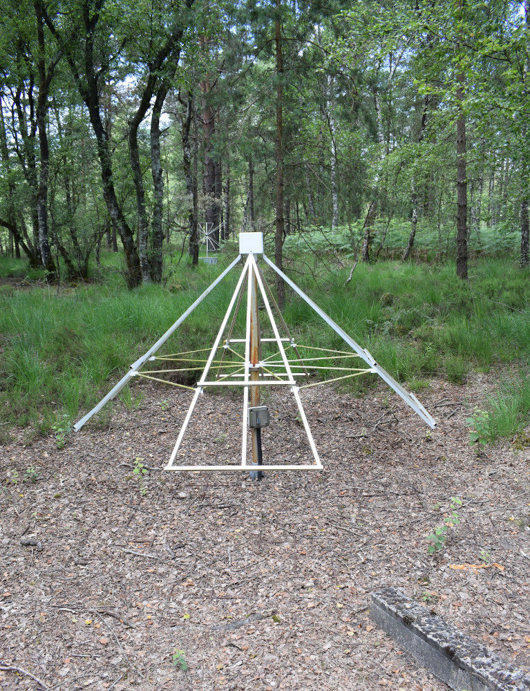 One of the 10 Compact Array antennas, derived from the NenuFAR ones.